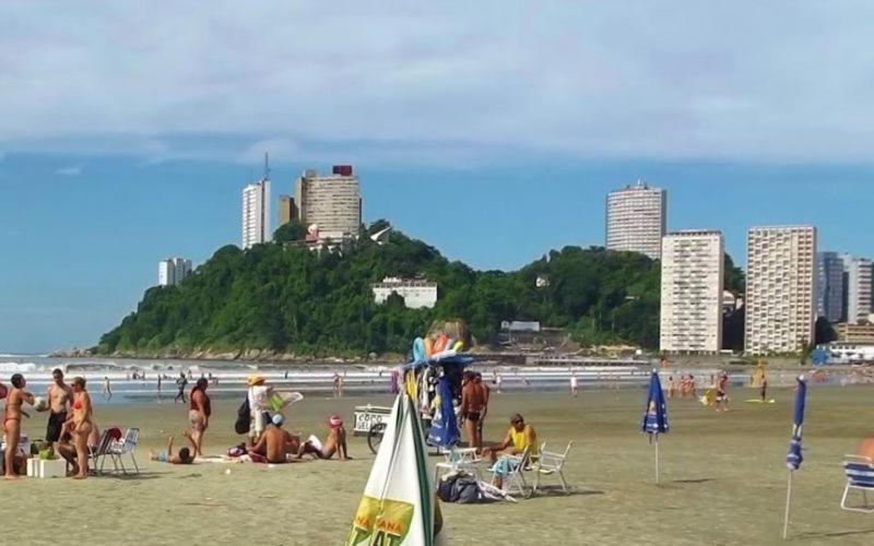 דירות São Vicente Apartamento Na Praia De Itarare מראה חיצוני תמונה